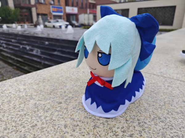 Búp bê nhân vật Cirno ốc sên Touhou Project fumo