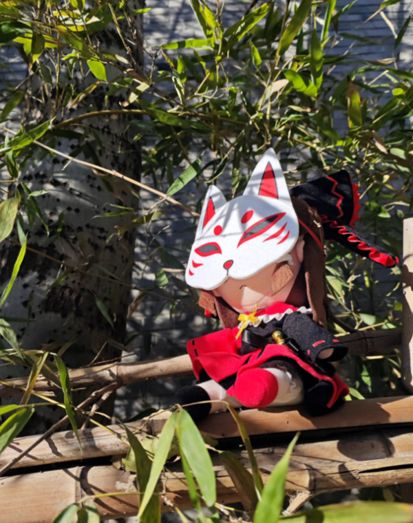 Búp bê nhân vật Reimu mặt nạ cáo Fumo Touhou Project - Ảnh 3